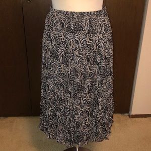 Brown black and beige skirt.